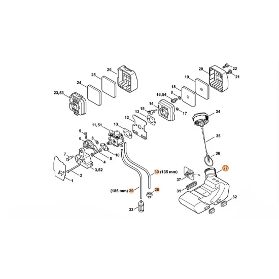 STIHL  Zbiornik paliwa 4137 350 0410